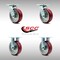 Service Caster 6 Inch SS Poly on Aluminum Caster Set with Roller Bearings 2 Swivel 2 Rigid SCC SCC-SS30S620-PAR-2-R-2 - alternate 7